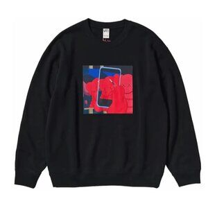 KAWS x Uniqlo Warhol‎ Graphic  Sweatshirt Black - Size XL